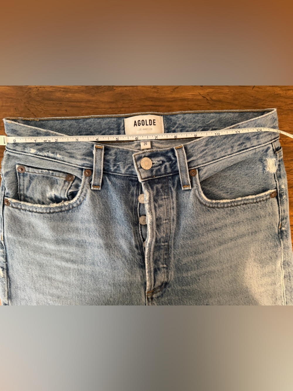 AGOLDE 90'S PINCH WAIST HIGH RISE STRAIGHT IN STAGE - Picture 7 of 10